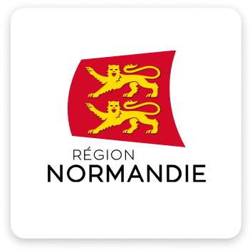 Région Normandie Logo - Partenaire de la Fabrik à Yoop's